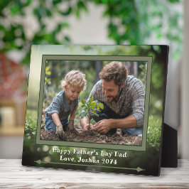 Plaque Photo Cadeau de famille photo Nature été un