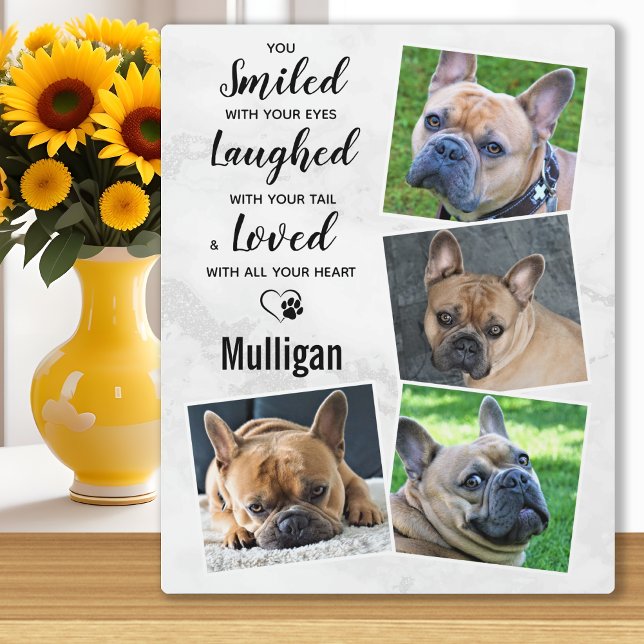 Plaque Photo Cadeau de perte pour animaux de compagnie - Mémori (Créateur téléchargé)