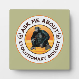 Plaque Photo Cadeau d'humour sur l'évolution pour professeur de