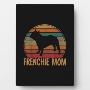 Plaque Photo cadeau maman bulldog français   cadeau pour animau