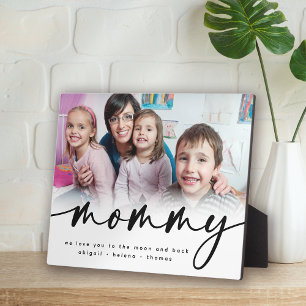 Plaque Photo Cadeau photo personnalisé maman pour enfants