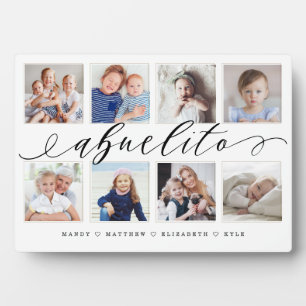 Plaque Photo Cadeau pour Abuelito Collage photo pour petits e