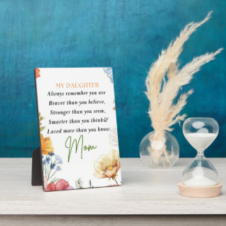 Plaque Photo cadeau pour ma fille ado, inspiration