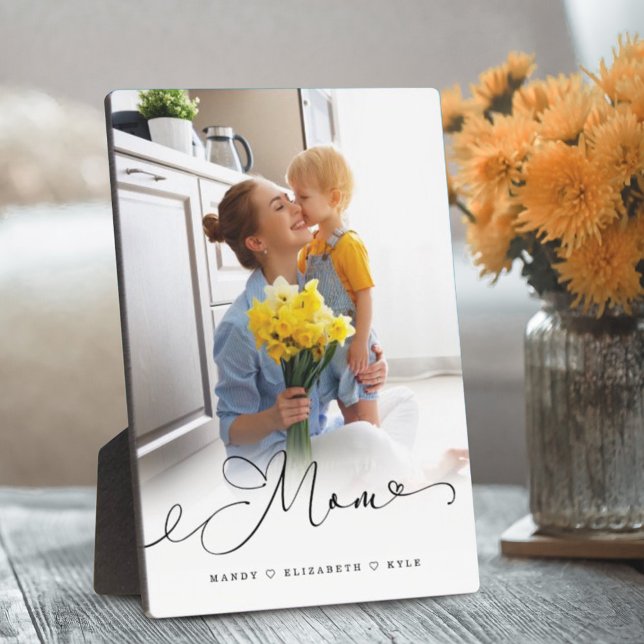 Plaque Photo Cadeau pour maman | Fête des Mères Plein Photo Mam (Créateur téléchargé)