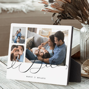 Plaque Photo Cadeau pour papa   Collage photo famille 3