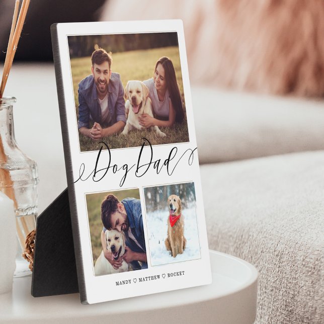 Plaque Photo Cadeau pour papa de chien | Histoires de famille 3 (Créateur téléchargé)