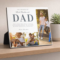 Cadeau souvenir en collage photo pour beau-père