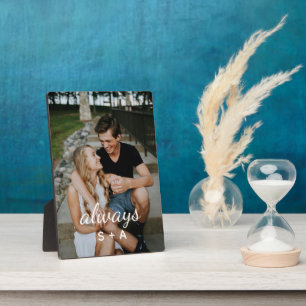 Plaque Photo Cadeaux d'anniversaire personnalisés - Couple pers