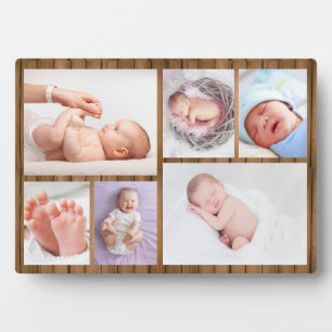 Plaque Photo Cadre en bois 6 Grille de collage de photos Nouvea