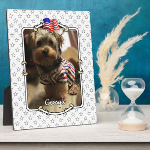 Plaque Photo Cadre photo personnalisé USA American Flag Patriot