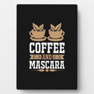 Plaque Photo Café Art Café Et Mascara