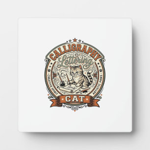 Plaque Photo Calligraphie Lettre Chaton Calligraphie Lettre Ca