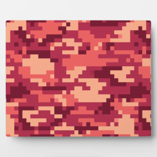 PLAQUE PHOTO CAMO NUMÉRIQUE DÉSERT MARTIAN / CAMOUFLAGE