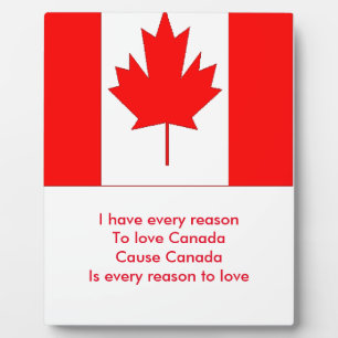 Plaque Photo Canada
