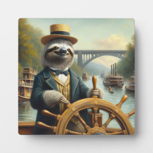 Plaque Photo Capitaine Sloth Riverboat
