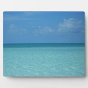 Plaque Photo Caraïbes Horizon Tropical Turquoise Bleu