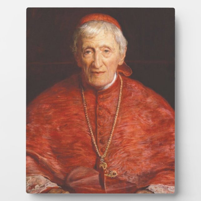 Plaque Photo Cardinal de St. John Henry Newman Catholique (Devant)