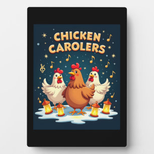 Plaque Photo Caroleurs de poulet