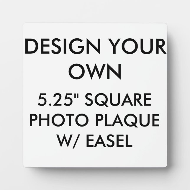 Plaque photo Carré personnalisée de 5,25 po (Devant)