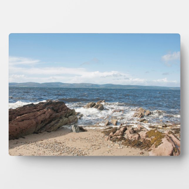 Plaque Photo Carte de baie Machrie (Devant)