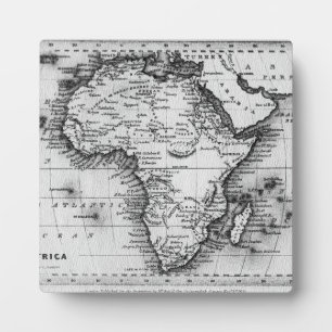 Plaque Photo Carte de l'Afrique Gravé par Thomas Stirling
