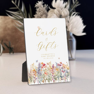 Plaque Photo Cartes et cadeaux ! Fleur sauvage