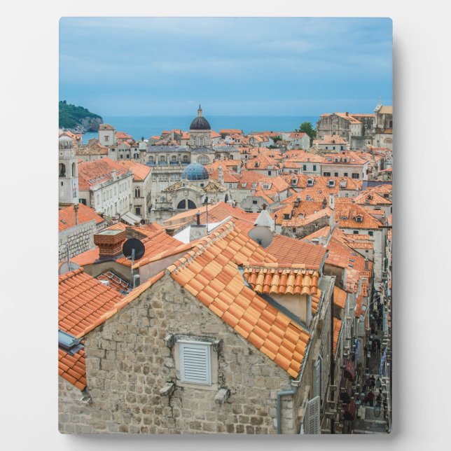 Plaque Photo Centre-ville de Dubrovnik (Devant)