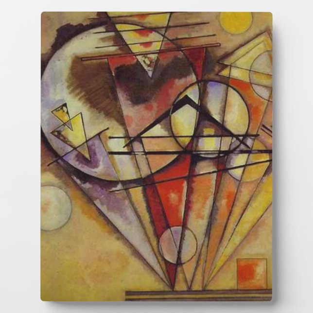 Plaque Photo Cercles Abstraits Kandinsky (Devant)