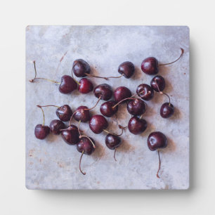 Plaque Photo Cerises