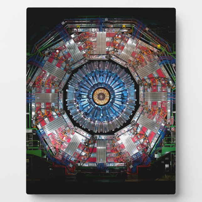 Plaque Photo CERN Shiva LHC (Devant)