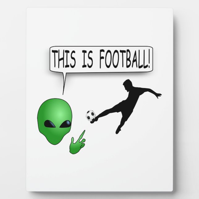 Plaque Photo C'Est Du Football (Devant)