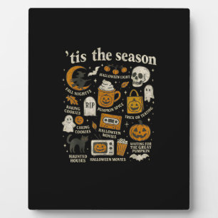 Plaque Photo C'Est La Saison Halloween Icônes Design Automne