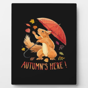 Plaque Photo C'est l'automne, les gars