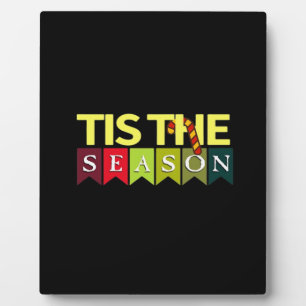 Plaque Photo Cette saison Noël Père Noël drôle tendance