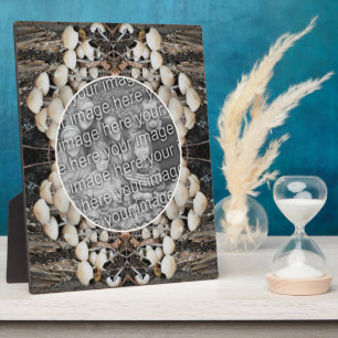 Plaque Photo Champignons sauvages blancs Nature Ajouter votre p