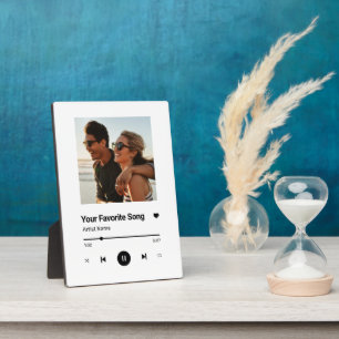 Plaque Photo Chanson Personnalisée Chanson Favorite Chanson Une