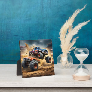 Plaque Photo Chaos on Wheels : Monster Truck Smash Derby,