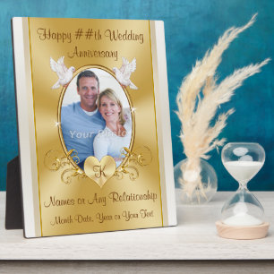 Plaque Photo Chaque année, idées cadeaux Anniversaires personna