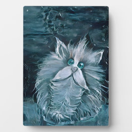 Plaque Photo Chat 1 - Vous regarder