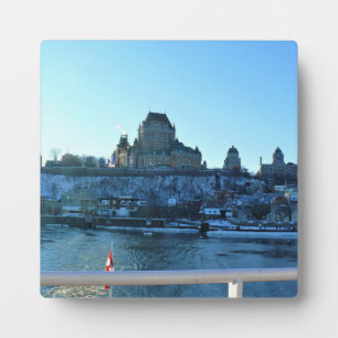 Plaque Photo Château Frontenac, Québec, Canada
