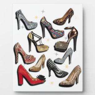 Plaque Photo Chaussure collage haut talon Sparkle Fashion Pompe