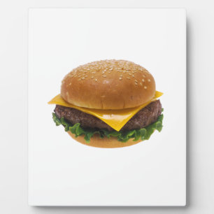 Plaque Photo Cheeseburger