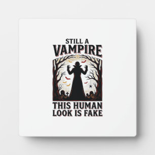 Plaque Photo Chemise de costume de vampire drôle d'Halloween dé