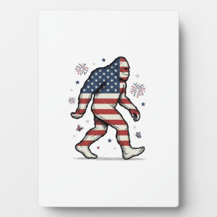 Plaque Photo Chemise de design de gravure vintage Bigfoot patri