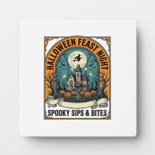 Plaque Photo Chemise de fête d'Halloween Repas effrayant Maison