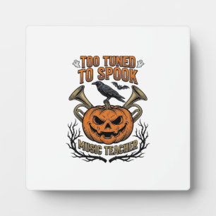 Plaque Photo Chemise de gravure de citrouille Halloween profess