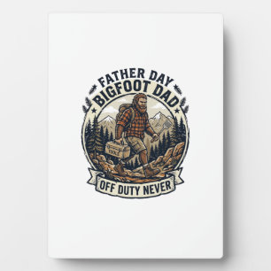 Plaque Photo Chemise de Papa Bigfoot pour la Fête des Pères, Mo