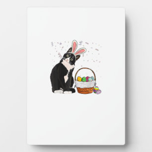 Plaque Photo Chemise de Pâques Chat Lapin Oreilles Œufs Hommes 