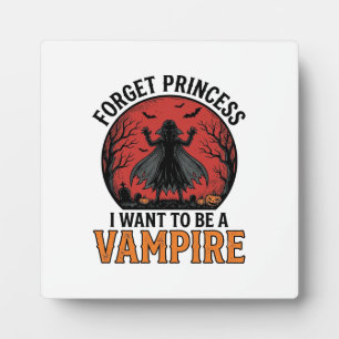 Plaque Photo Chemise de princesse vampire rétro épouvantable Ha