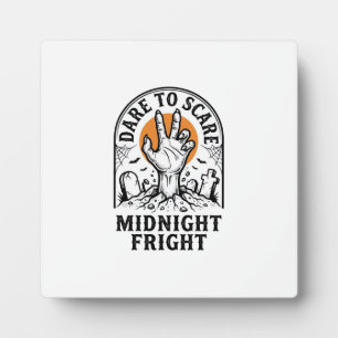 Plaque Photo Chemise effrayante vintage de main de cimetière d'